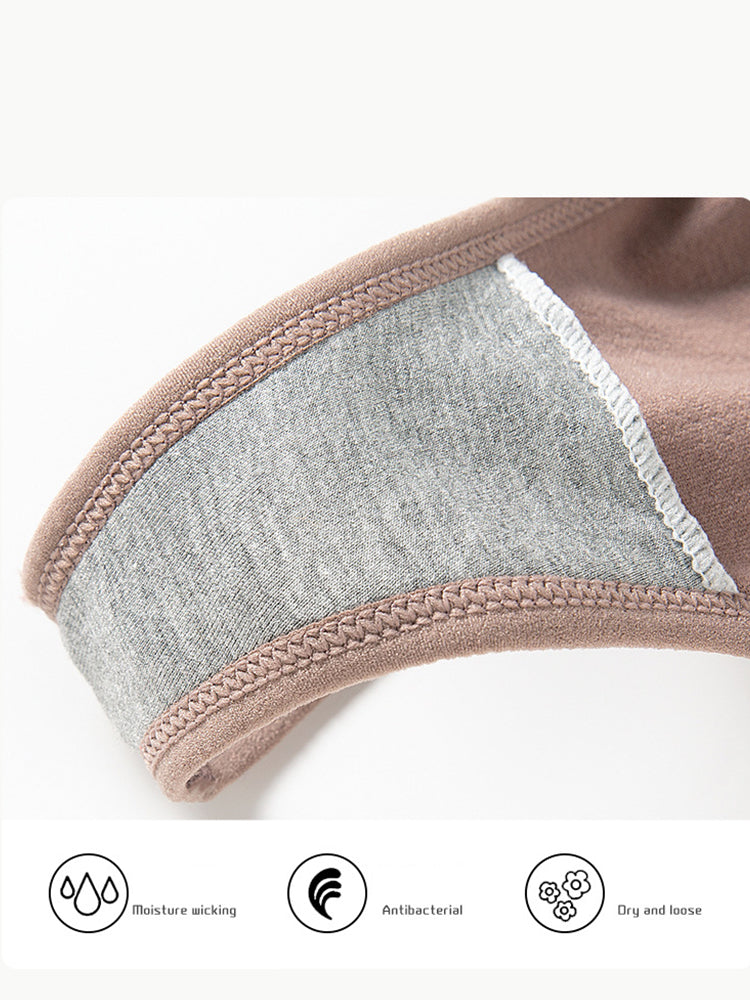 Sexy Solid Color Plus Size Sports T-back Briefs