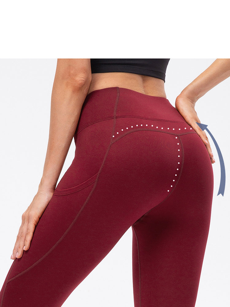 High Waist Fleece Yoga Fitness Thermal Bottoms