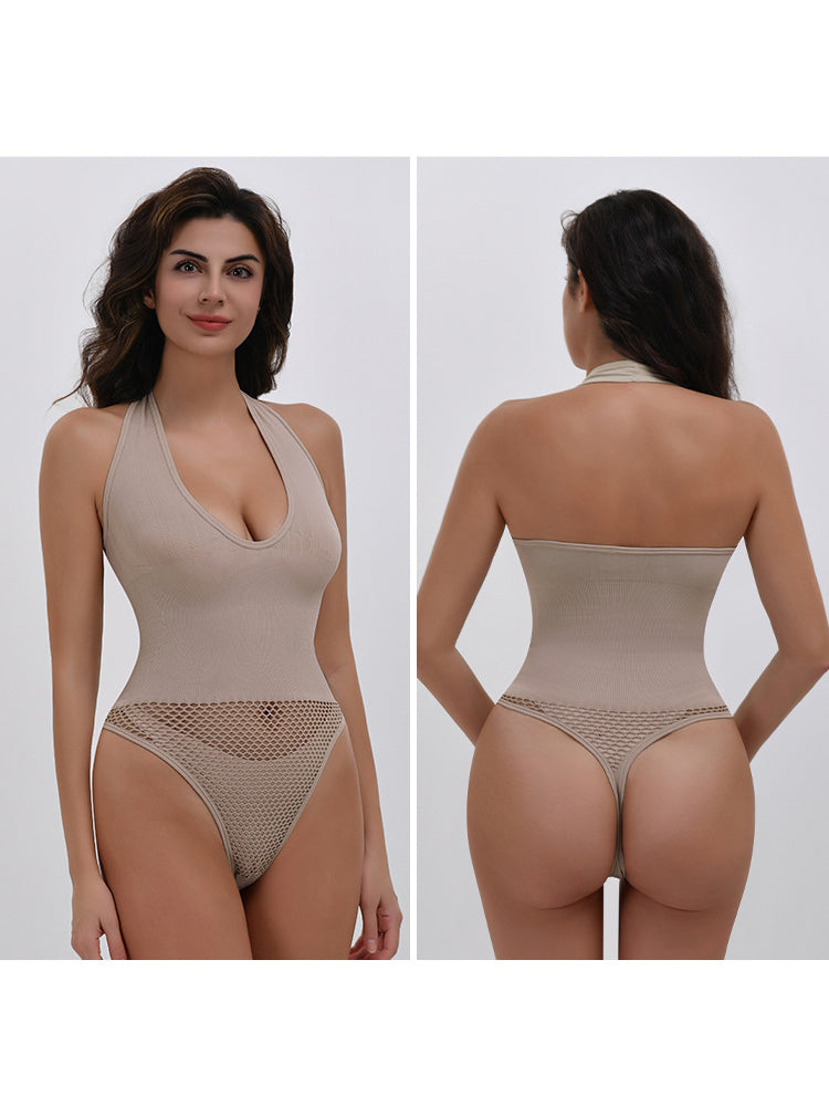 Plus Size Halter Neck Body Shaper for Women