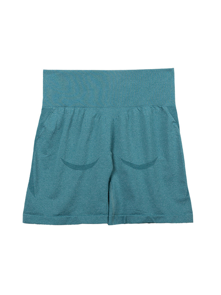 Women's High-Waisted Seamless Workout Shorts