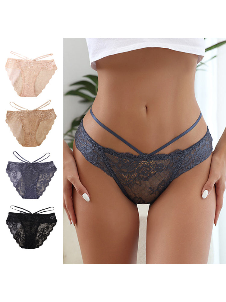 Sexy Lace Butterfly Strap Briefs&nbsp;