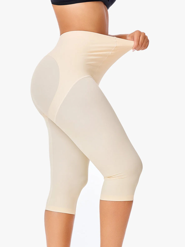 Post-Liposuction High-Waisted Compression Shorts for Women