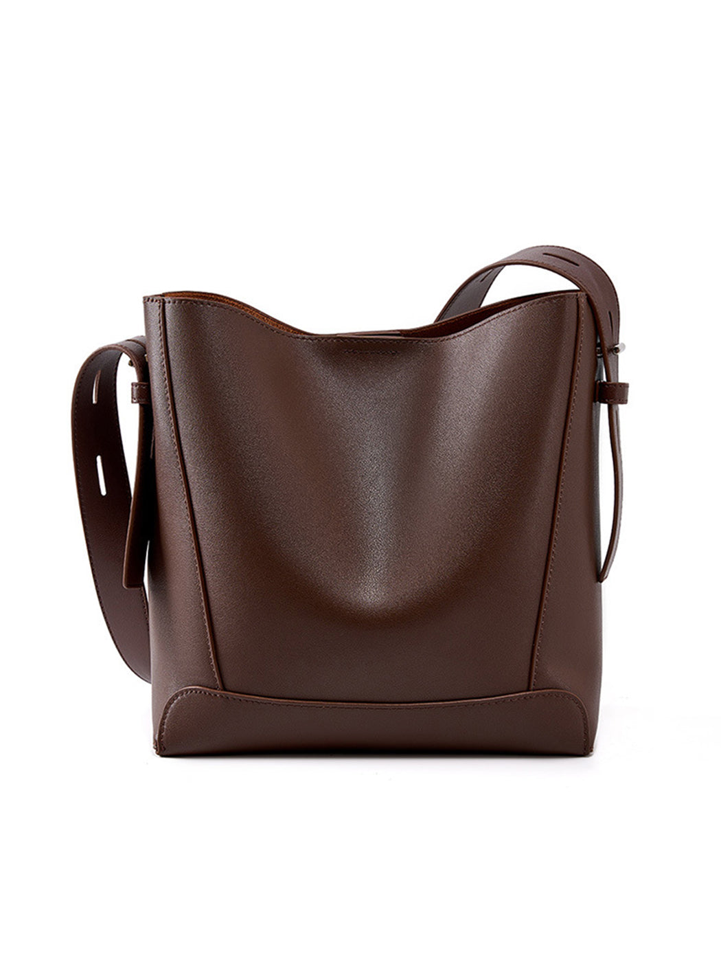 Women's Premium Genuine Leather Bucket Bag