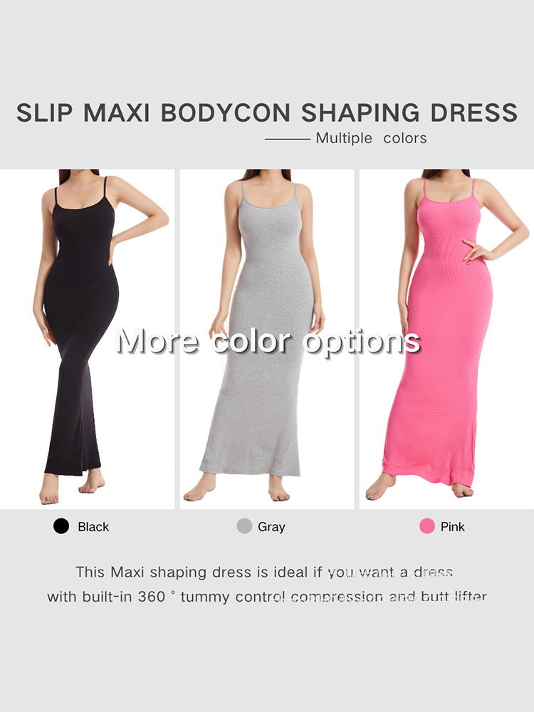 2-in-1 Shaping Bodycon Dress with Built-In Shapewear