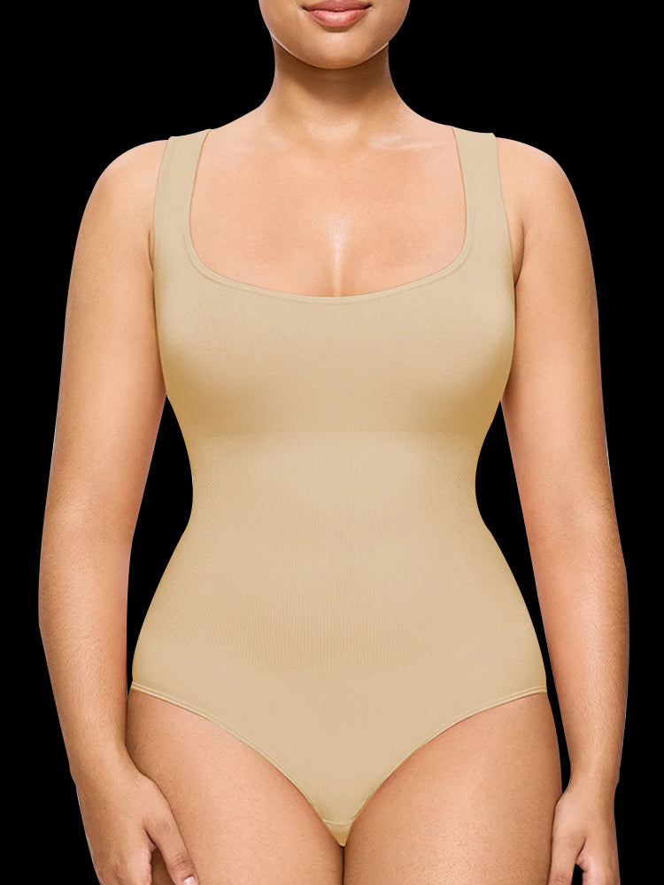 Seamless Tummy Control Slimming and hip lifting Sculpting Cami Bodysuit