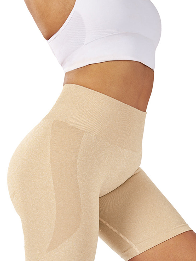 Women's High-Waisted Seamless Workout Shorts