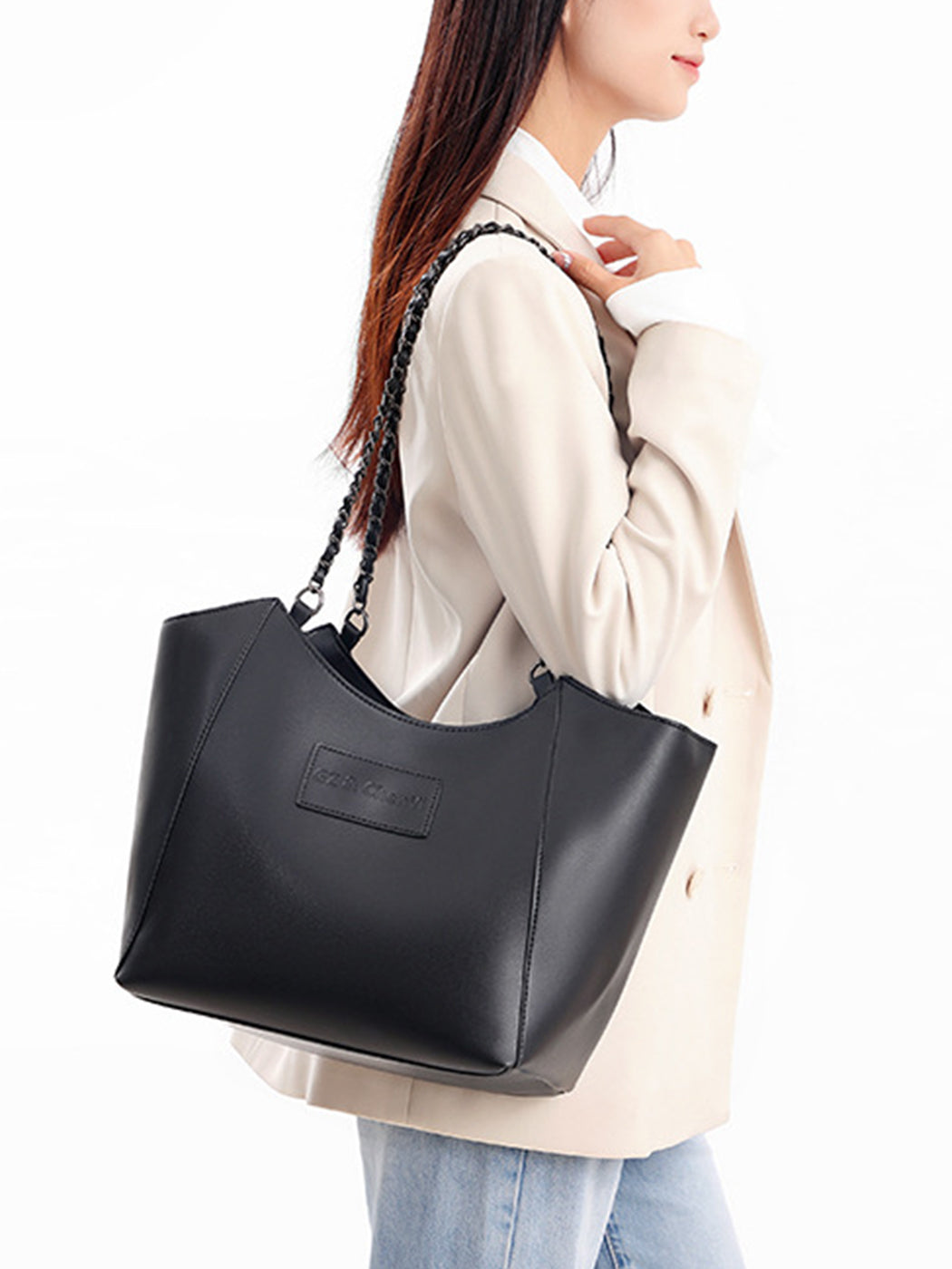 Versatile Chain Shoulder Tote Bag
