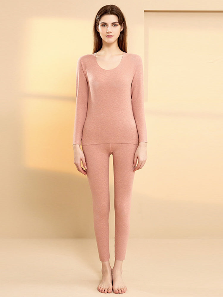Winter Ultra-Soft Fleece Base Layer Long Johns Set