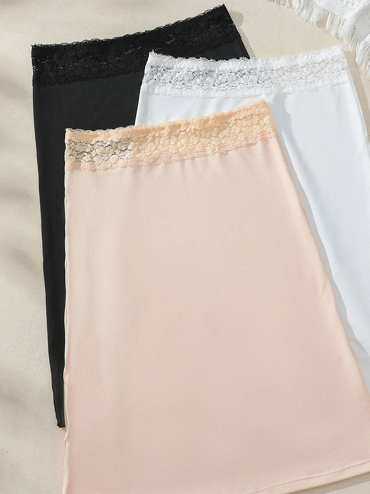 Anti-Static Lace Lining Slip for Women