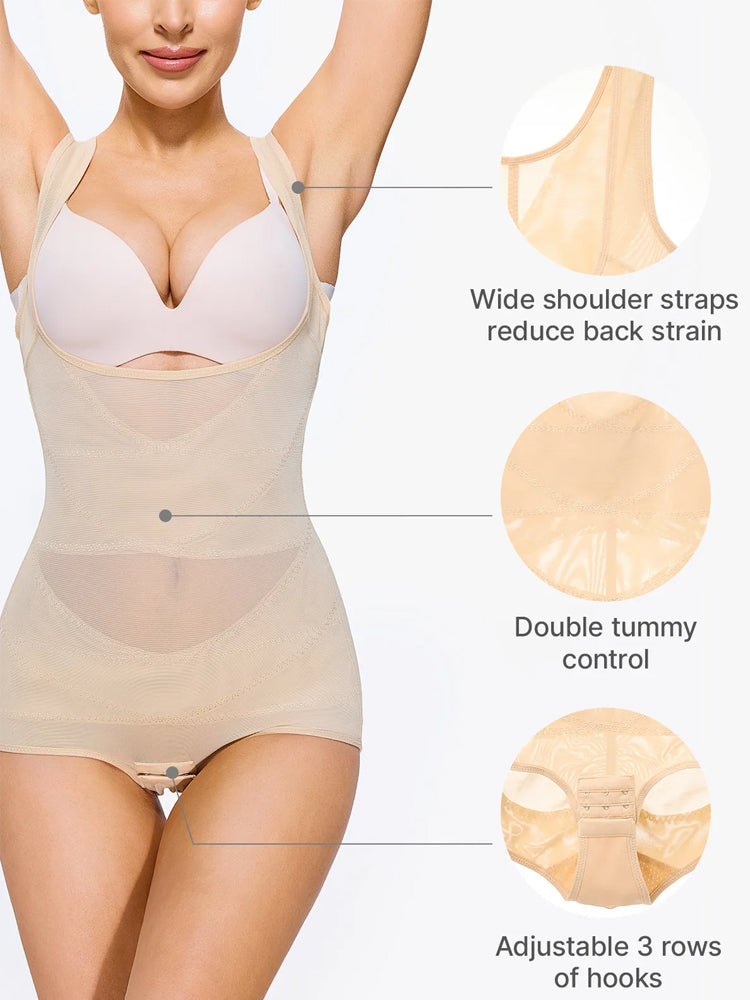 Tummy Control Mesh Slimming Girdles Shapewear Bodysuit