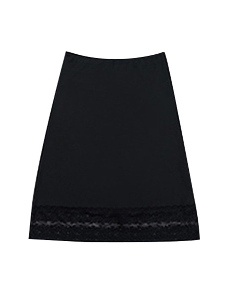 Plus Size Summer Lace Trim Slip for Women