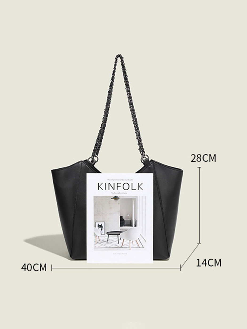 Versatile Chain Shoulder Tote Bag