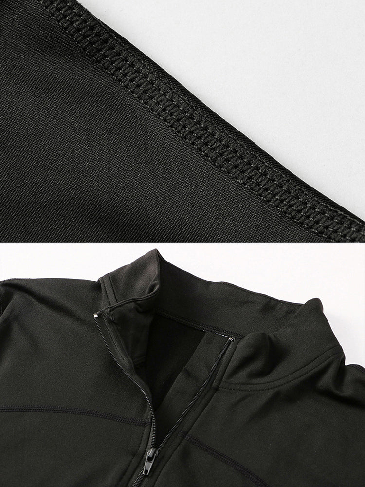 Women's Winter Long Sleeve Fleece Fitness Sports Thermal Tops