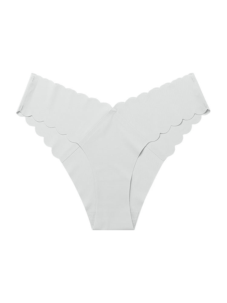 4-Pack Women's Seamless Scallop Edge Thong