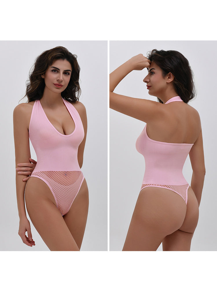 Plus Size Halter Neck Body Shaper for Women