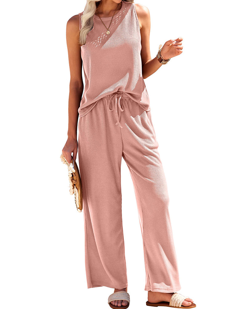 Soft Sleeveless Lounge Pajama Set for Women