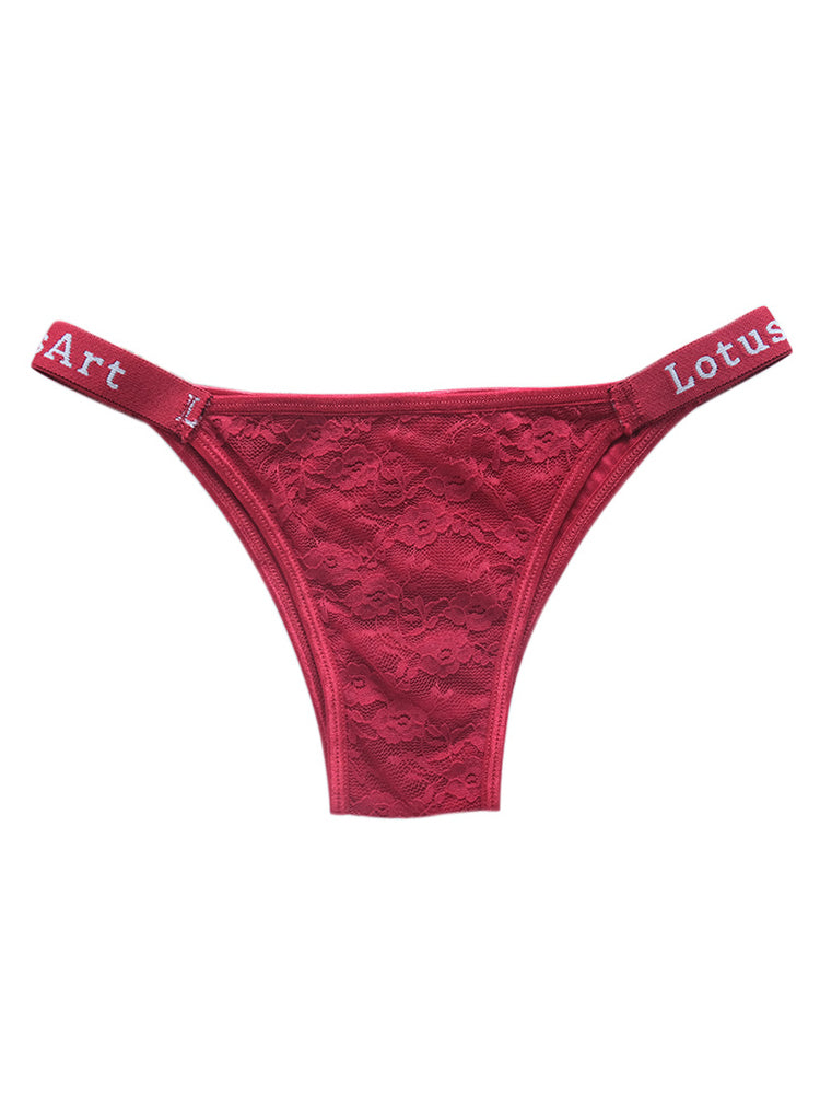 Low Waist Sexy Lace Thong Panties