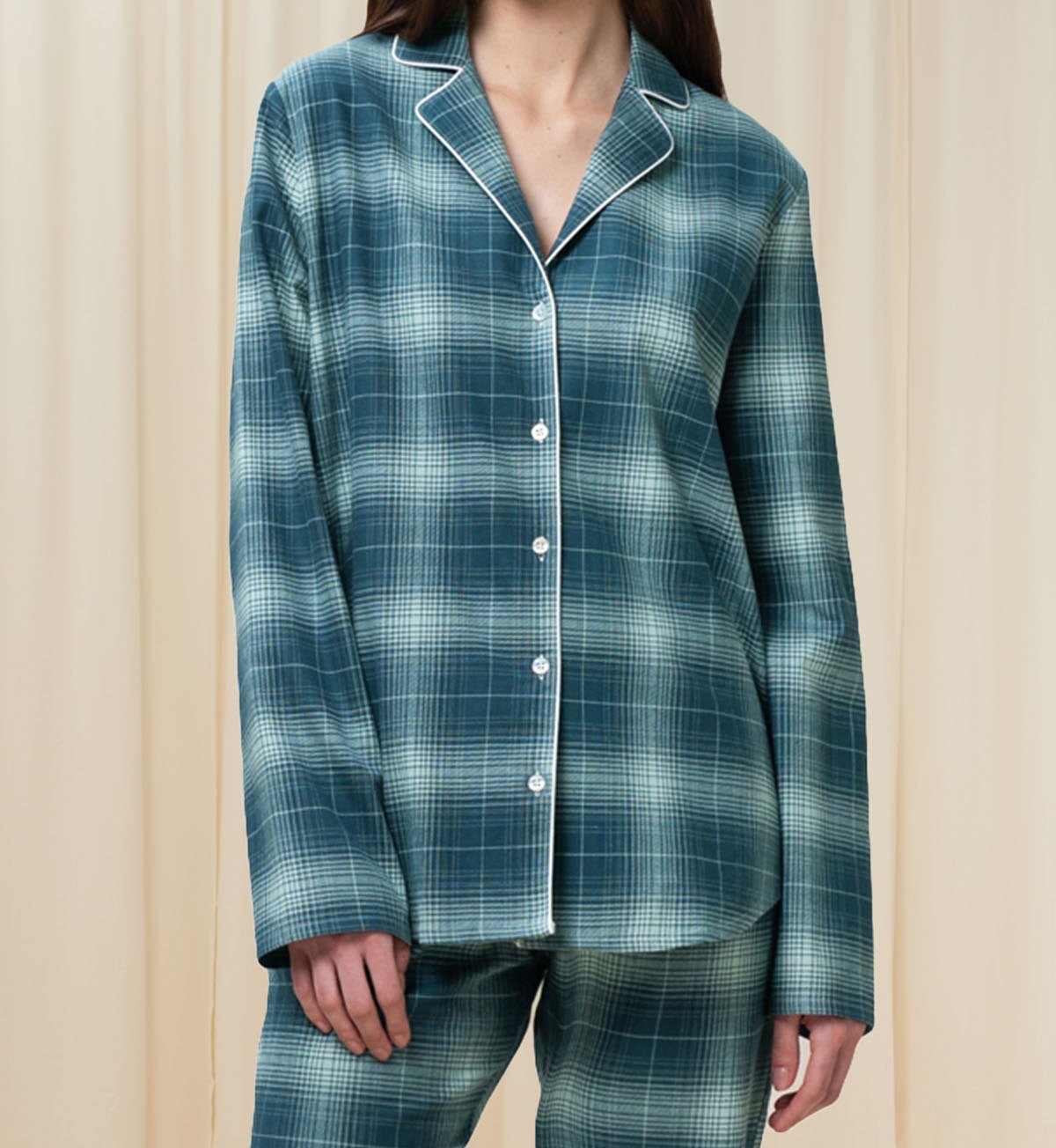 Boyfriend PW X BOYFRIEND Blue Check Cotton Pajama Set