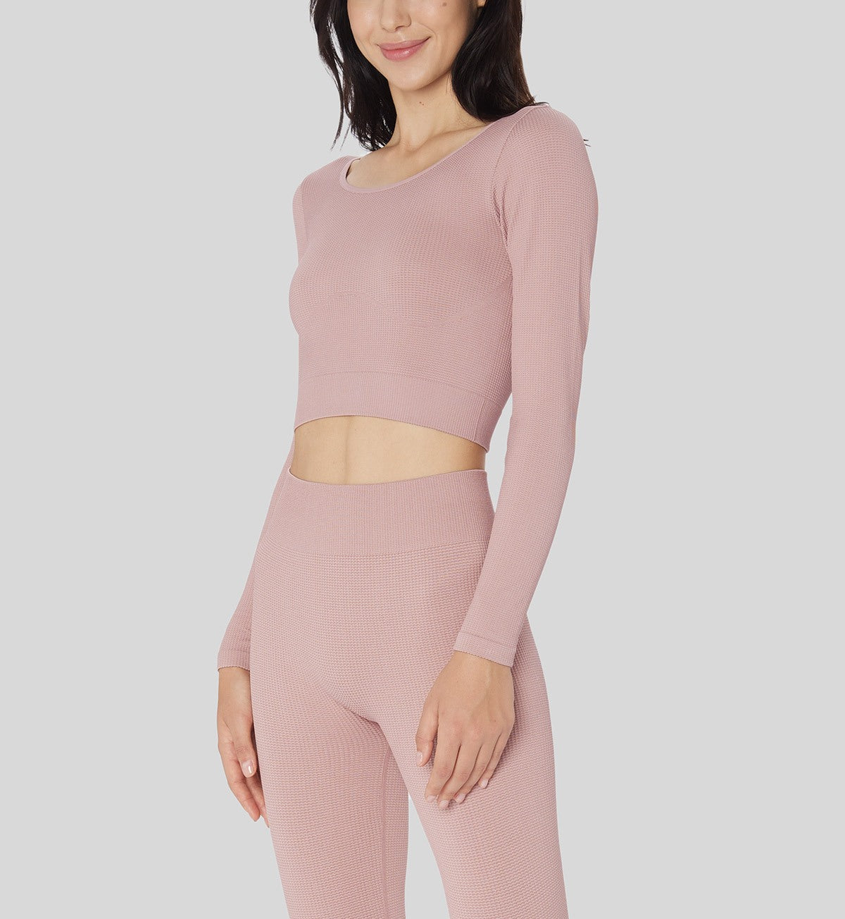 SLOGGI EVER INFUSED ALOE CROP TOP LONG SLEEVE