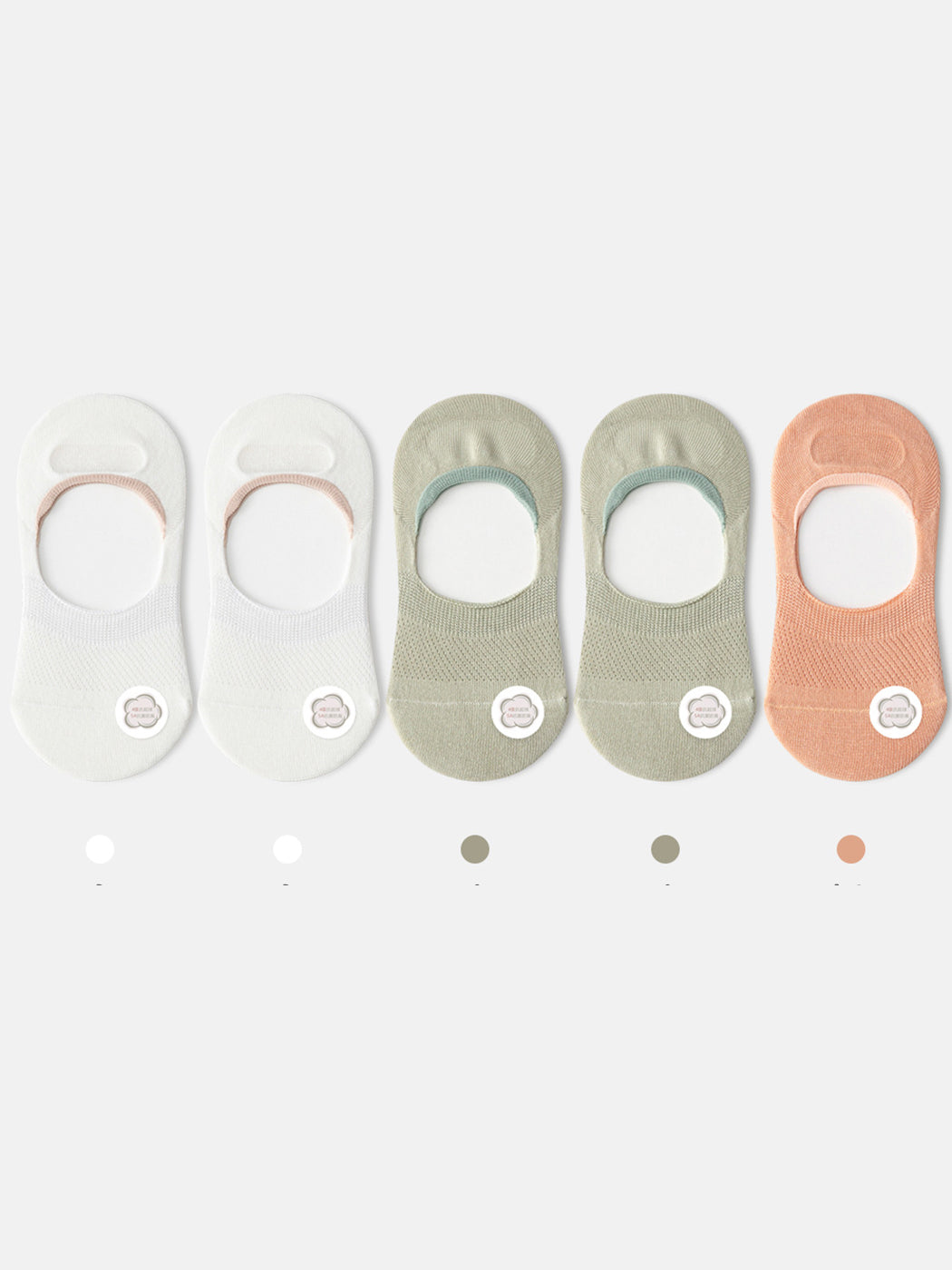 Women's Summer Thin Mesh Cotton Invisible Socks