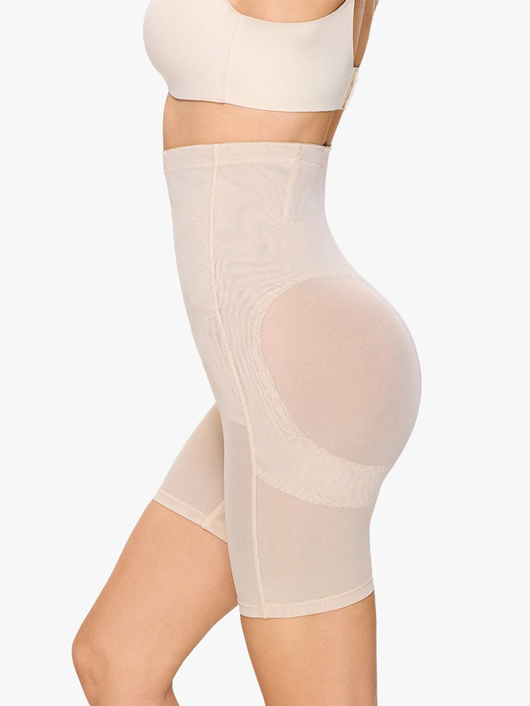 Plus Size High-Waisted Postpartum Shaping Shorts for Women