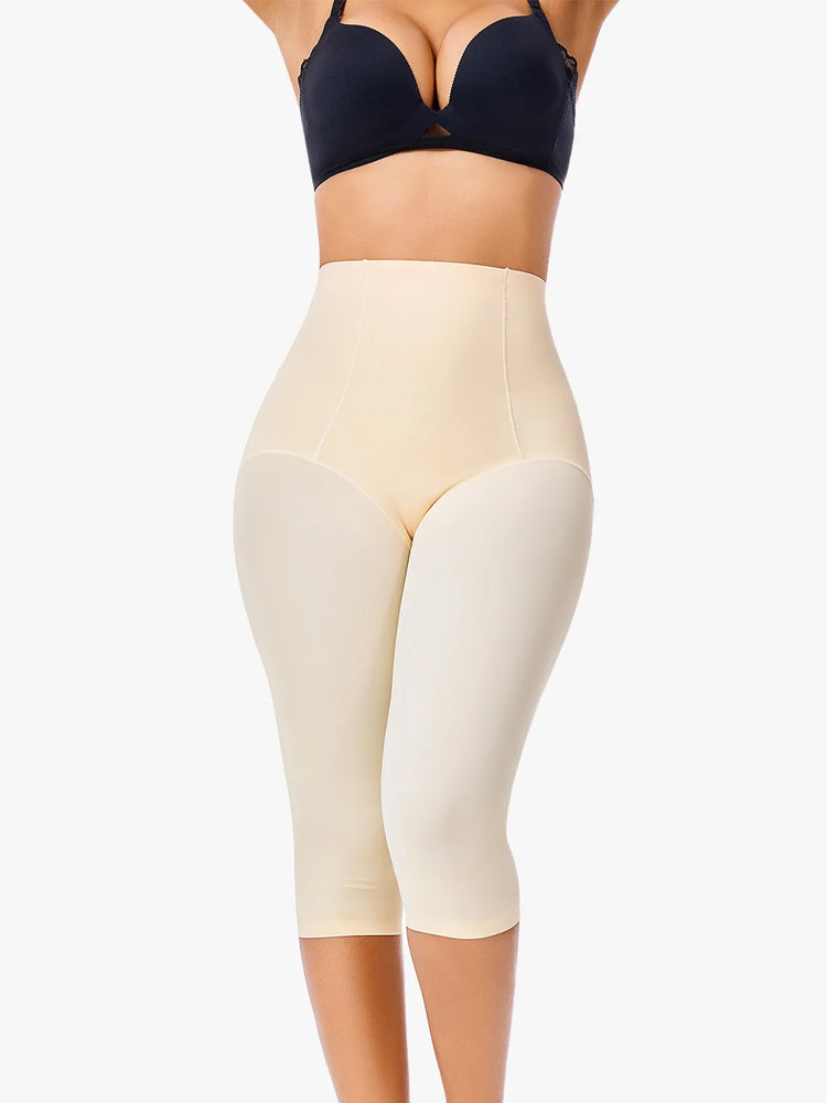 Post-Liposuction High-Waisted Compression Shorts for Women