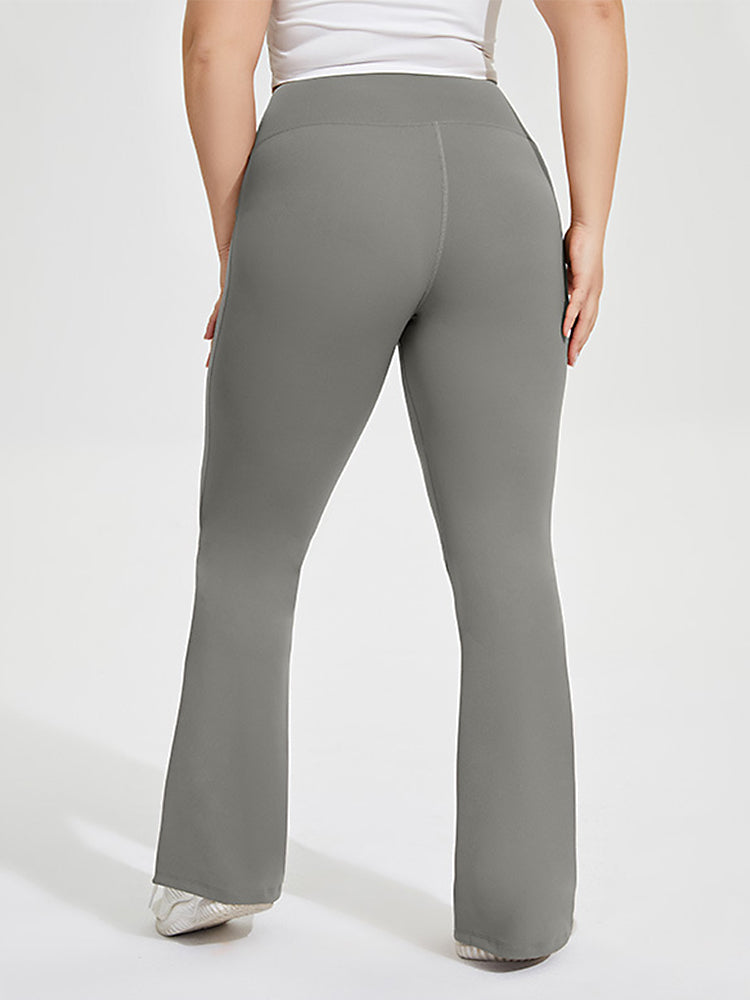 Seamless Butt-Lifting Sports Yoga Flared Trousers