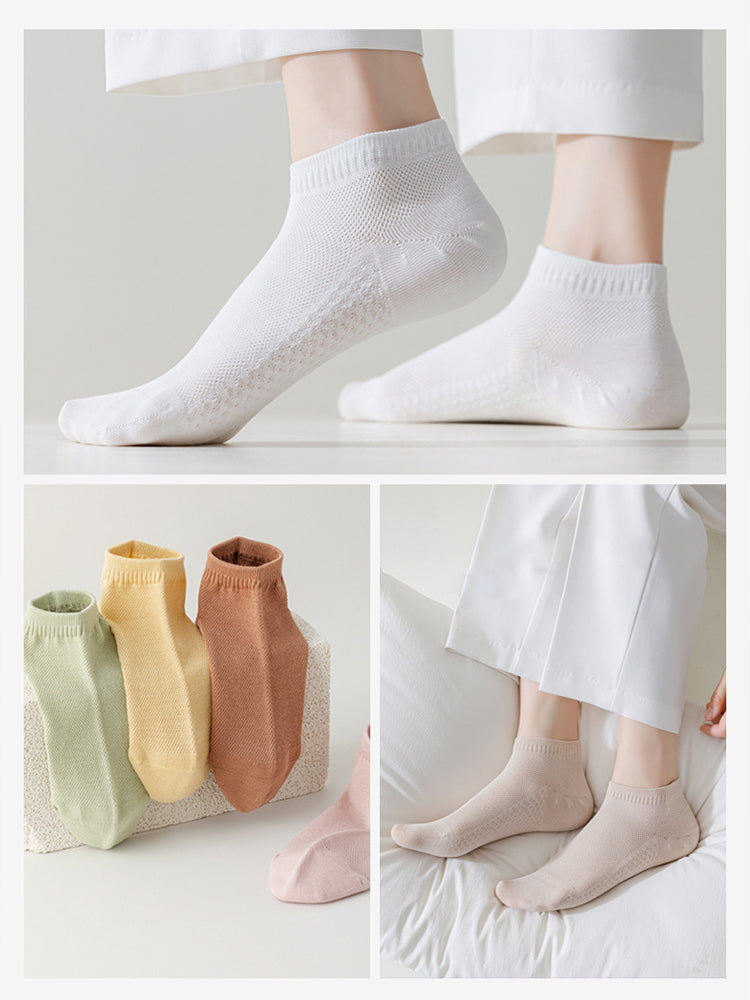 Women's 5-Pack Invisible Comfort Ankle Socks