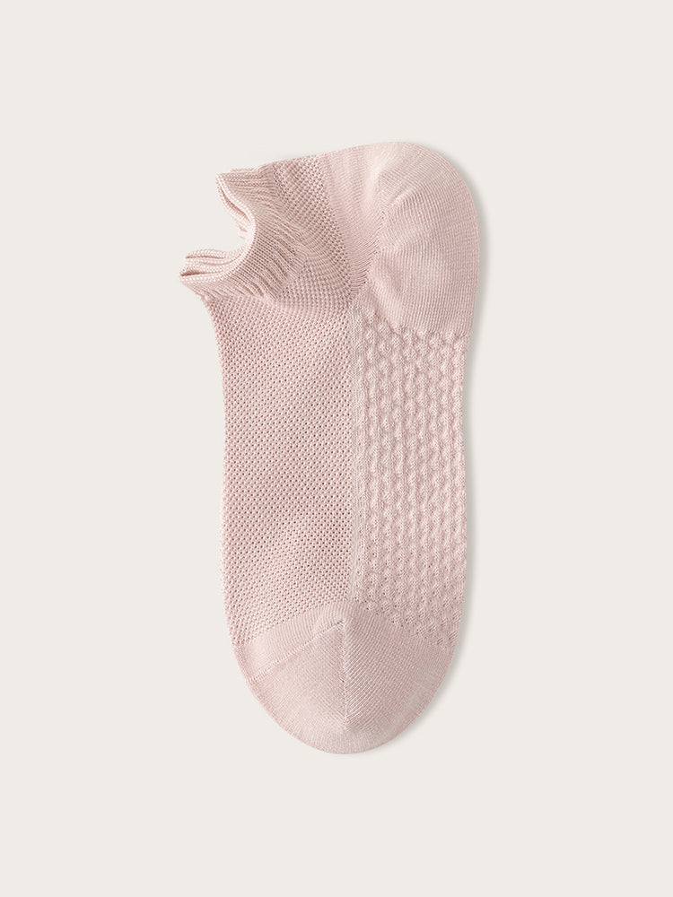 Women's 5-Pack Invisible Comfort Ankle Socks