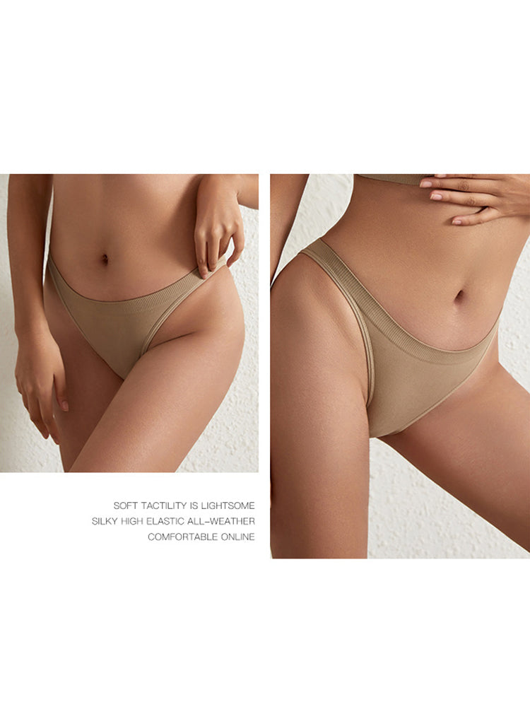 Women's Sexy Low-Rise Seamless Sports T-Back Thong