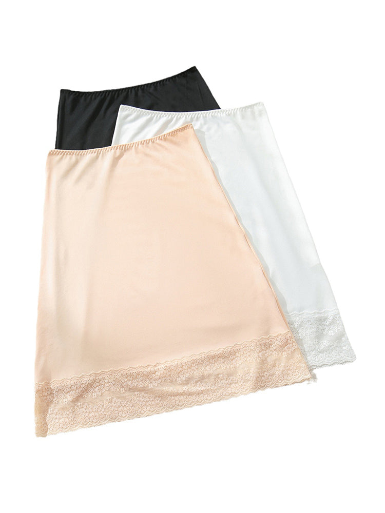Plus Size Summer Lace Trim Slip for Women