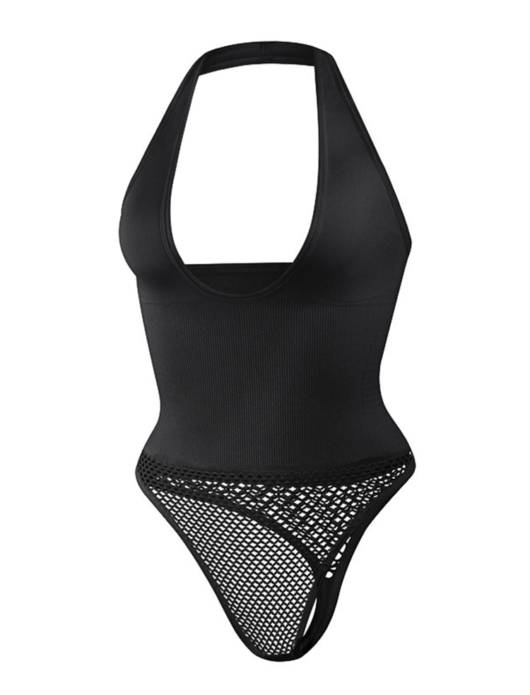 Plus Size Halter Neck Body Shaper for Women