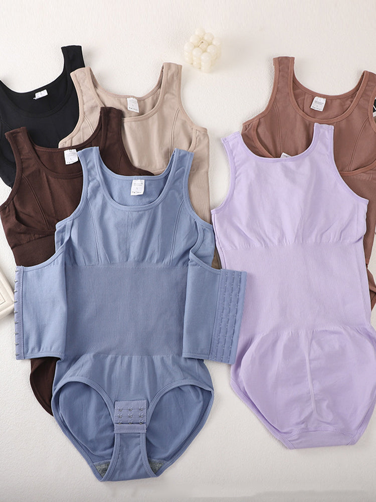 Plus Size High-Waisted Shapewear Bodysuit for Women