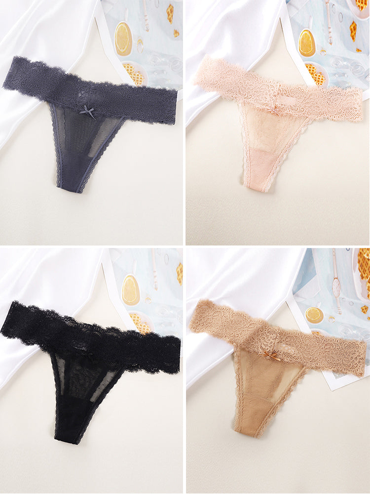Breathable Low Waist Lace Sexy Panties