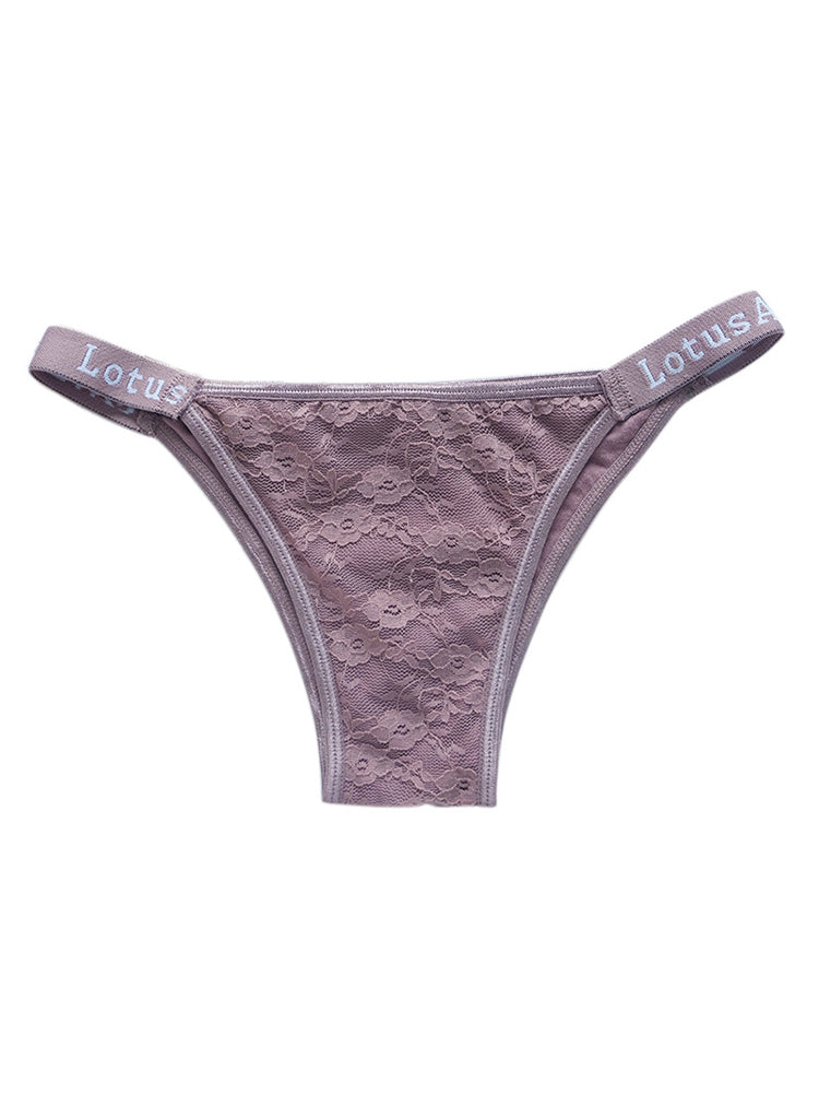 Low Waist Sexy Lace Thong Panties