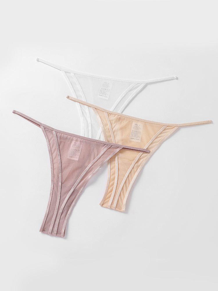 Sexy Ice Silk Ultra-Thin Seamless Thong