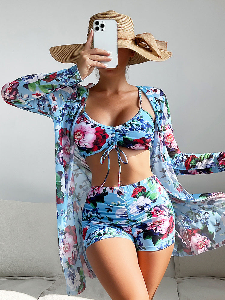 Women's Sexy 3-Piece European Swimwear Set