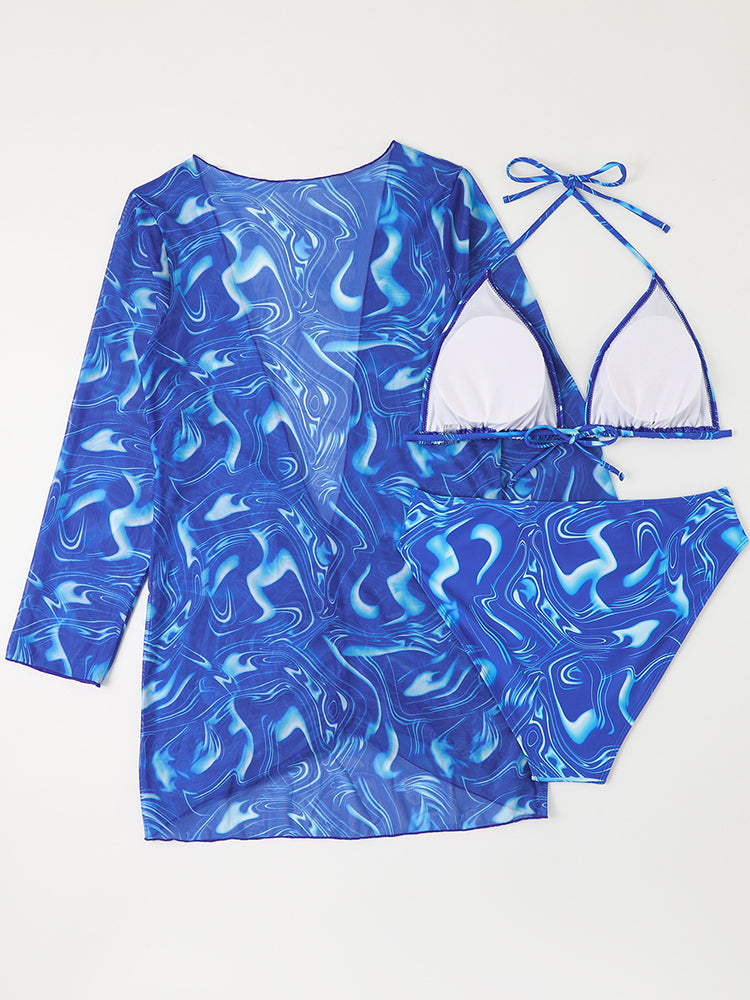Women's Plus Size 3-Piece Bikini Set