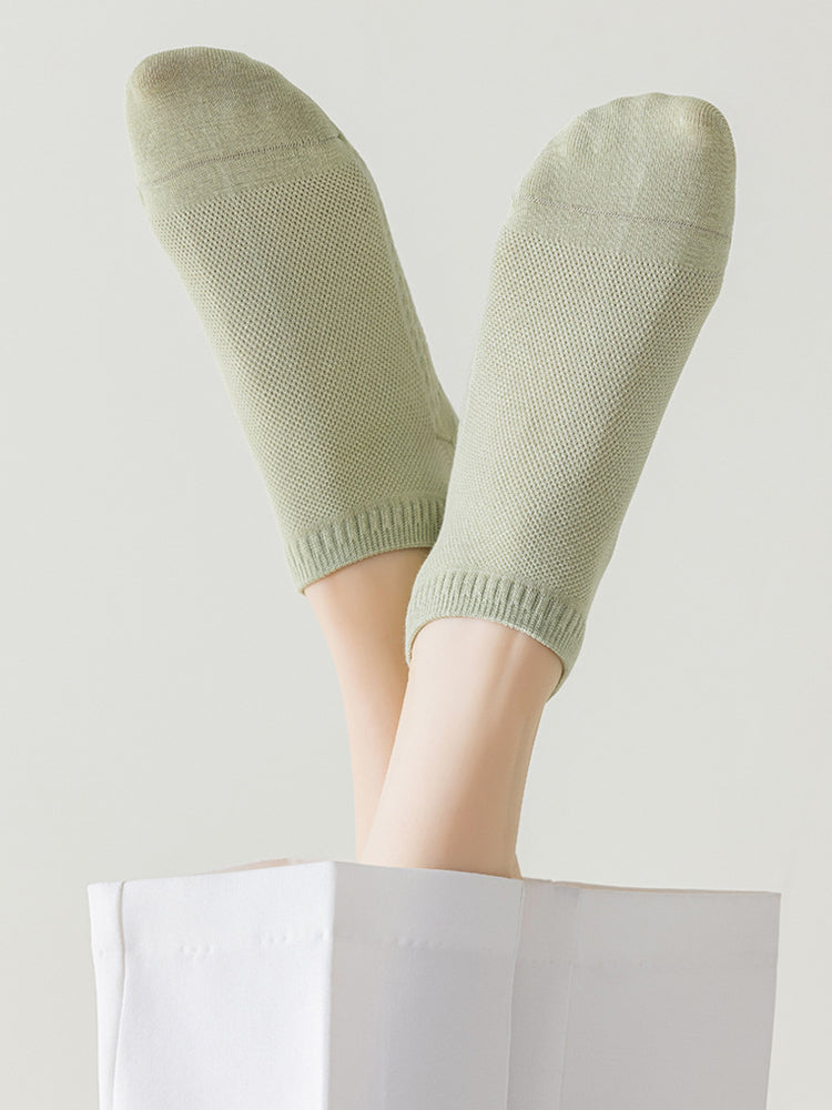 Women's 5-Pack Invisible Comfort Ankle Socks