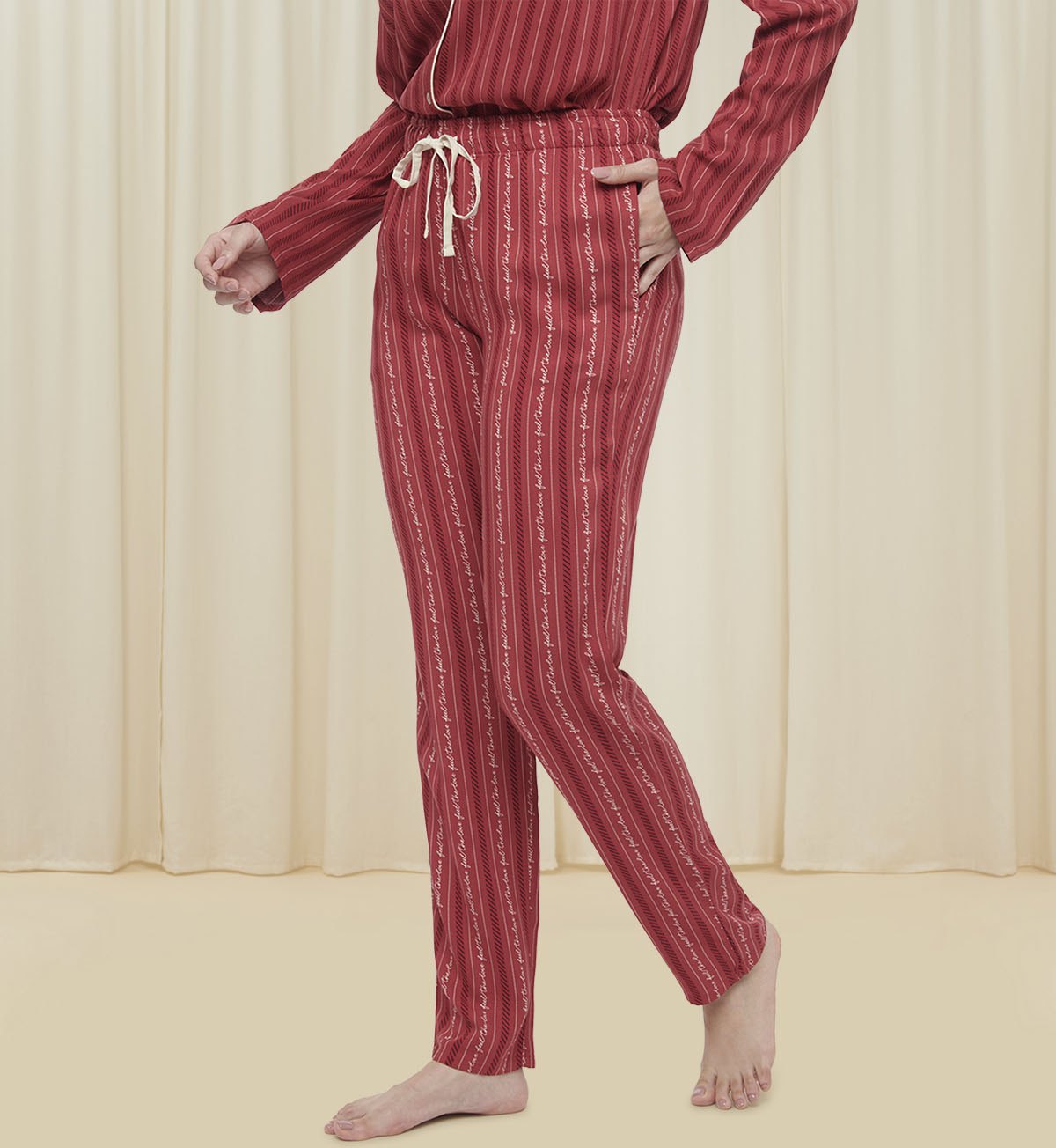 Boyfriend Twill Pajama Set