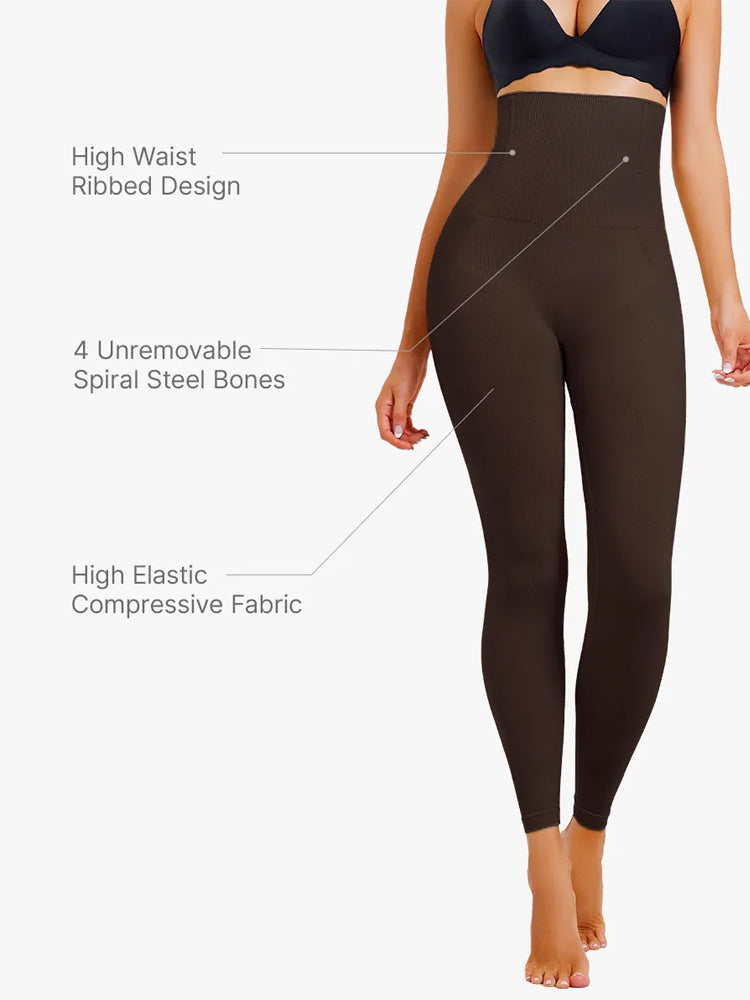 Seamless Butt Lift High Rise Shapewear Leggings Tummy Control Tights