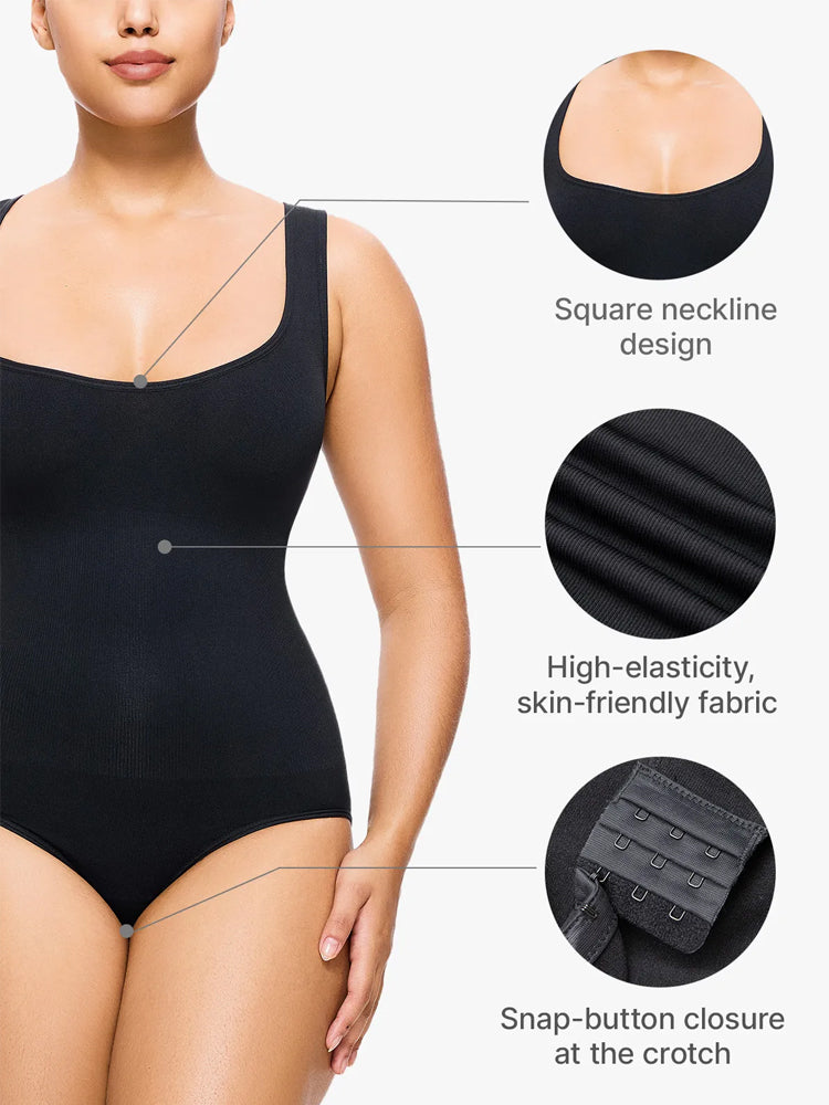 Seamless Tummy Control Slimming and hip lifting Sculpting Cami Bodysuit